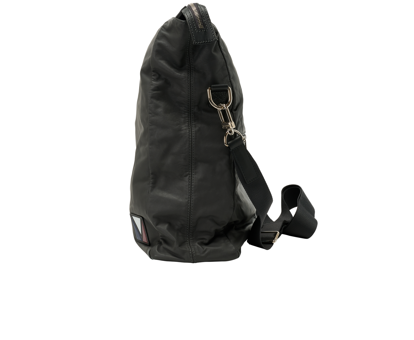 V Line Tote, &pound;495, Handbags, Grey, Leather, Bottom view